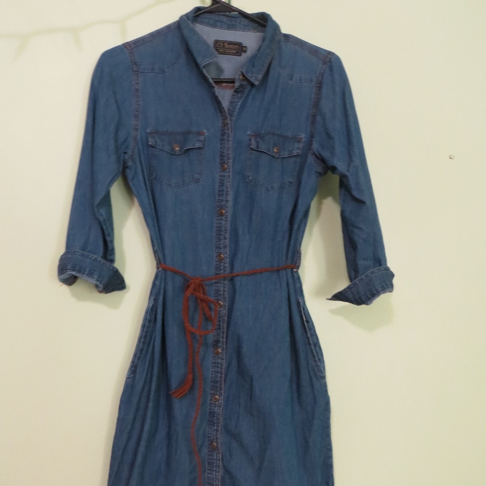 Ci Sono Button up Denim Dress